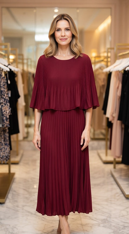 Kleid Serena – Bordeaux