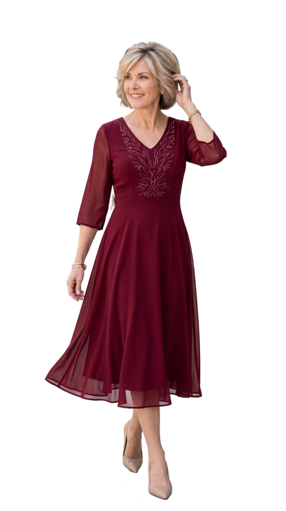 Rochia Cassandra – Bordo
